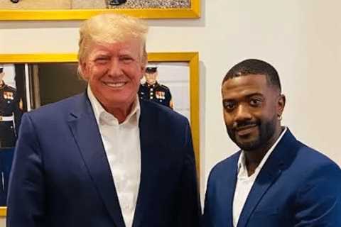 Ray J Hangs Out With Trump at Mar-a-Lago