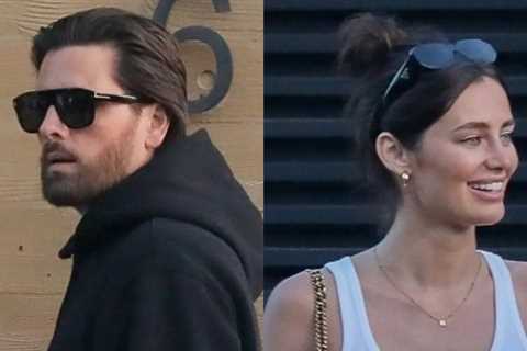 Scott Disick and girlfriend Rebecca Donaldson enjoy an early dinner with friends at Nobu