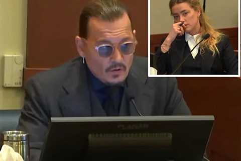 Johnny Depp reacts badly to gross, morbid lyrics he wrote about Amber Heard!