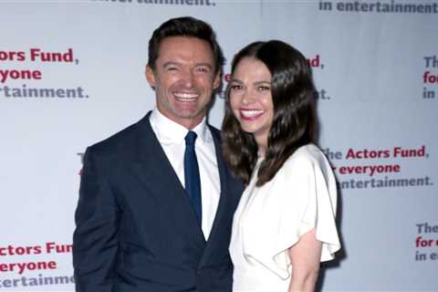 Hugh Jackman & Sutton Foster celebrate their Tony nominations at the Actors Fund Gala