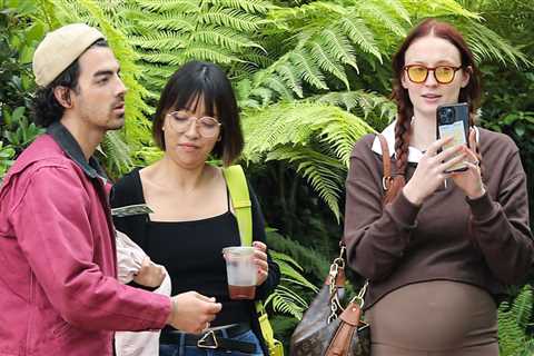 Joe Jonas and his pregnant wife Sophie Turner celebrate Memorial Day with his DNCE bandmates