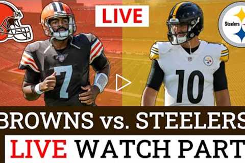 Browns vs. Steelers LIVE Streaming Scoreboard, Free Play-By-Play | Amazon Prime Video NFL Week 3 TNF