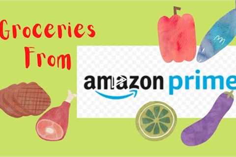 Unboxing groceries from Amazon prime #onlinegroceries #onlinedelivery