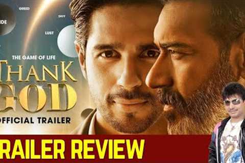 Thank God Movie Trailer Review | KRK | #krkreview #review #krk #latestreviews #ajaydevgan #thankgod