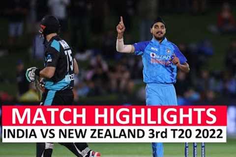 India vs New Zealand 3rd T20 Tied Match Highlights 2022 | Amazon Prime Highlights
