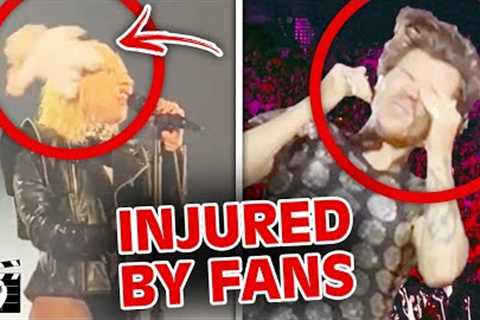 Top 10 Celebrities Injured By FANS While On Stage