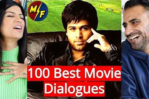 Top 100 Iconic Bollywood Movie Dialogues of All Time | Best Movie Lines REACTION!!