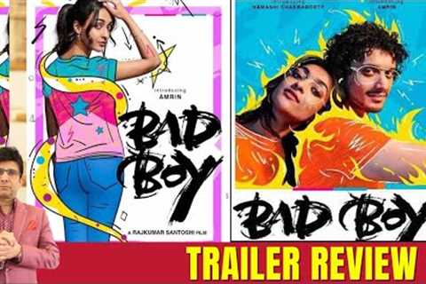 Bad Boy Movie trailer review | KRK | #krkreview #krk #bollywood #latestreviews #badboy #trailer