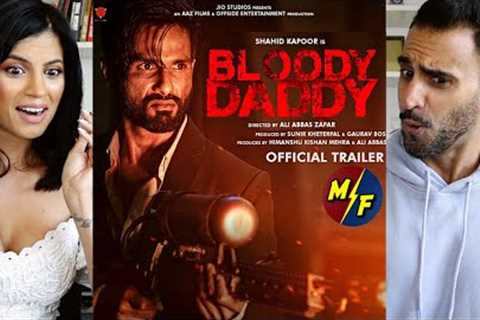 BLOODY DADDY TRAILER REACTION!! | Shahid Kapoor | Diana Penty | Ali Abbas Zafar | Jio Cinema