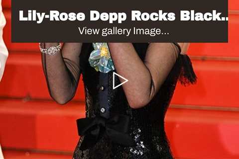 Lily-Rose Depp Rocks Black Mini Dress Alongside The Weeknd At ‘The Idol’ Cannes Premiere