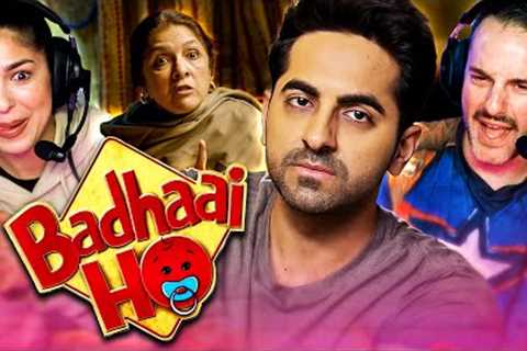 BADHAAI HO Official Trailer Reaction w/ Steph & Andrew! | Ayushmann Khurrana | Sanya Malhotra