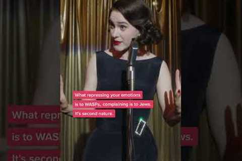 We're always ready to talk about food. | The Marvelous Mrs. Maisel