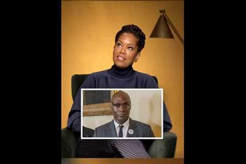 Regina King pays tribute to Lance Reddick ❤️ #shirleynetflix #reginaking