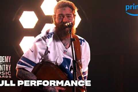 Post Malone's Never Love You Again Performance | Academy of Country Music Awards | Prime Video