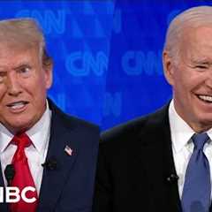 Biden and Trump argue over age and golf swings during 2024 presidential debate