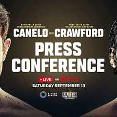 Canelo vs. Crawford: New York Press Conference | LIVE on Netflix September 13