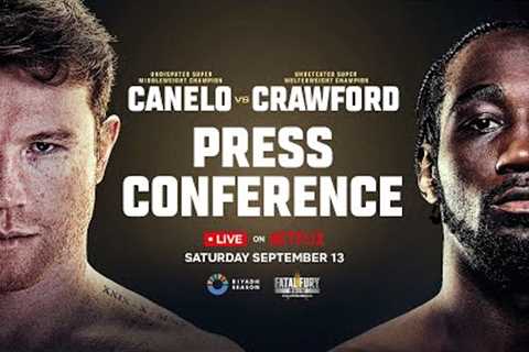 Canelo vs. Crawford: New York Press Conference | LIVE on Netflix September 13